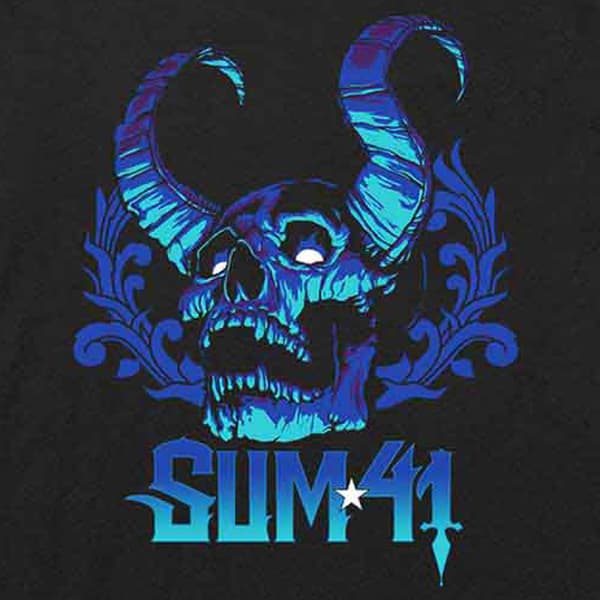 Sum 41 Blue Demon T Shirt