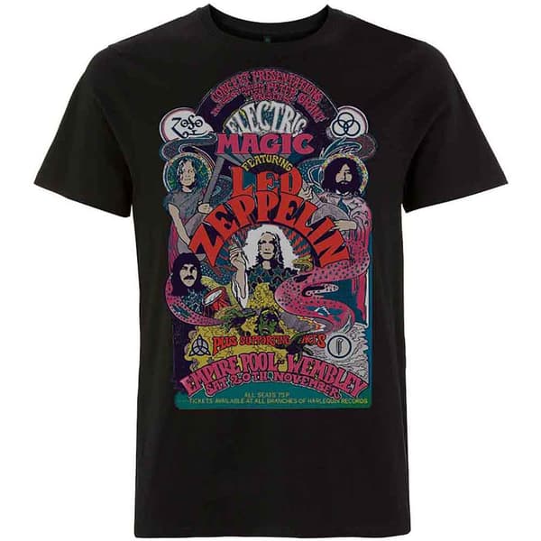 Led Zeppelin Full Colour Electric Magic T Shirt