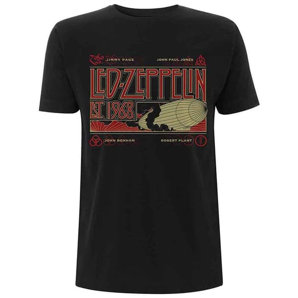Led Zeppelin Zeppelin And Smoke T Shirt