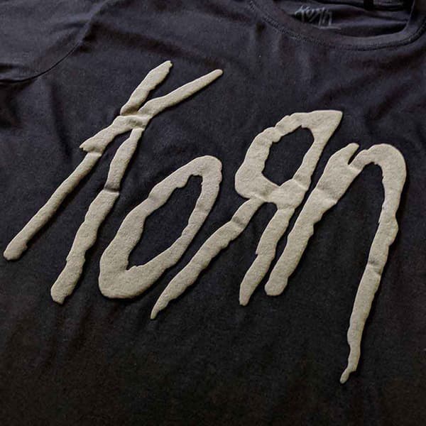 Korn Hi Build Band Logo T Shirt