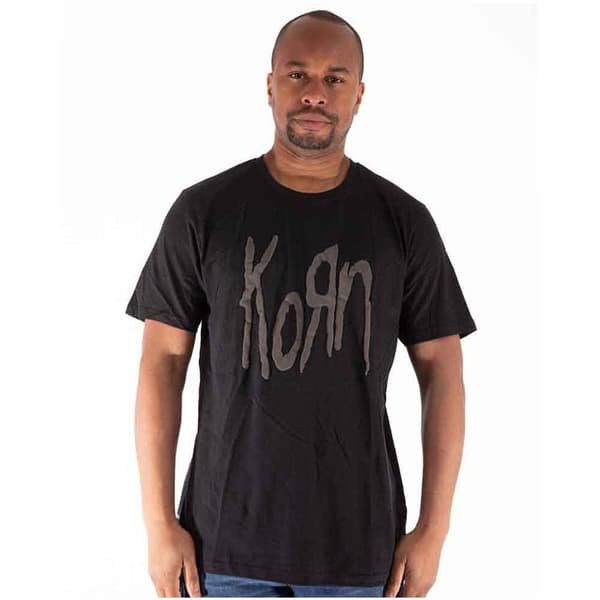 Korn Hi Build Band Logo T Shirt
