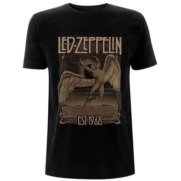 Led Zeppelin Faded Falling T Shirt