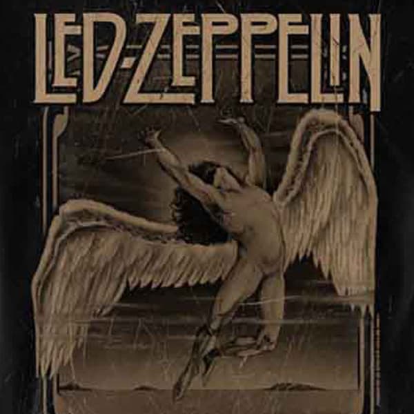 Led Zeppelin Faded Falling T Shirt