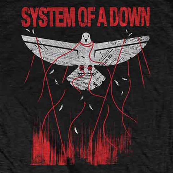 System Of A Down Dove Overcome T Shirt