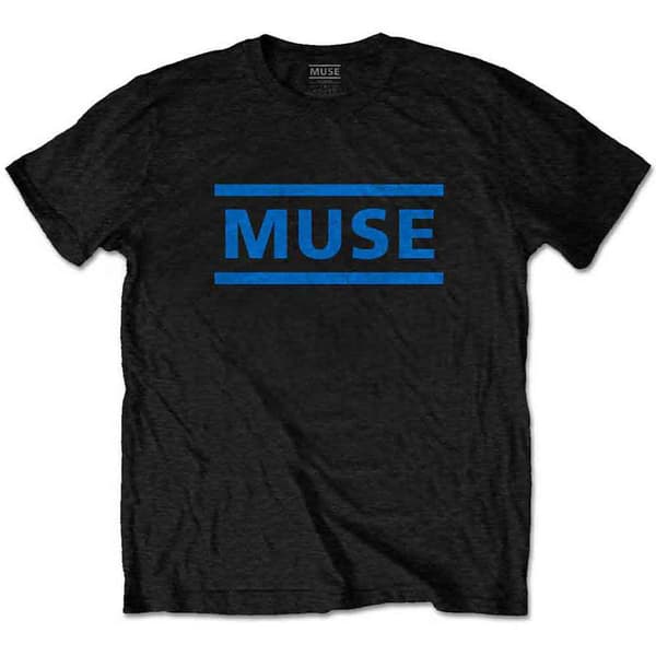 Muse Dark Blue Band Logo T Shirt
