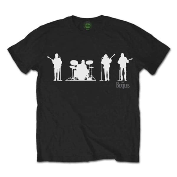 The Beatles Saville Row Line Up Silhouette T Shirt