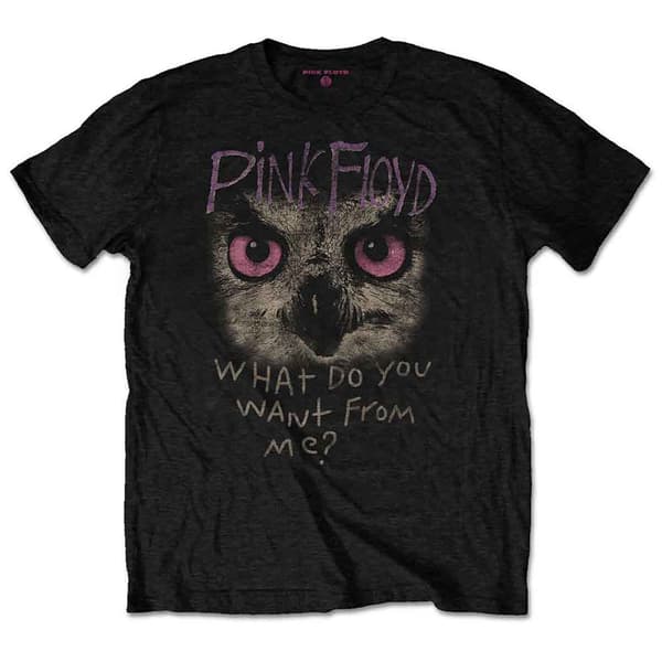 Pink Floyd Owl WDYWFM Band Logo T Shirt