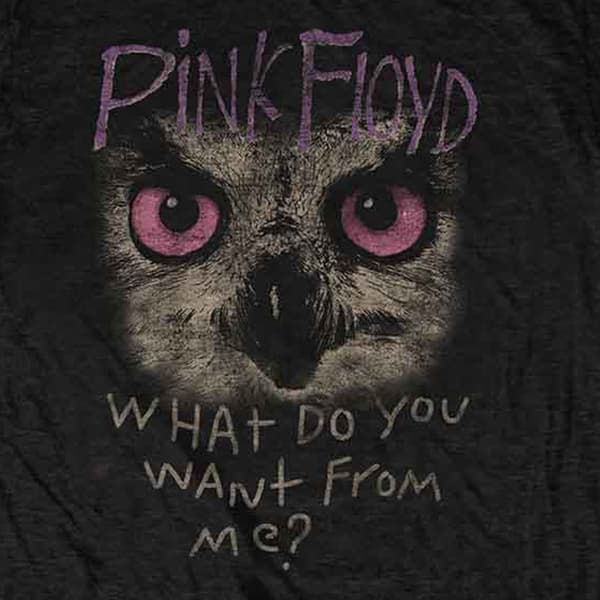 Pink Floyd Owl WDYWFM Band Logo T Shirt
