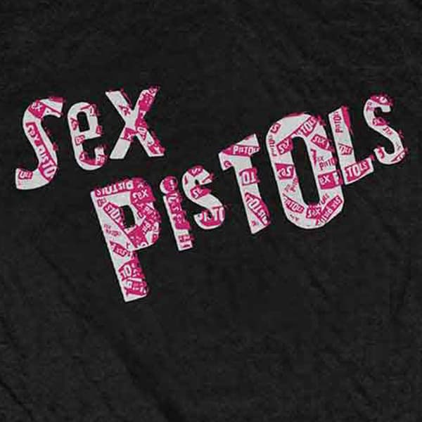 The Sex Pistols Multi Band Logo T Shirt