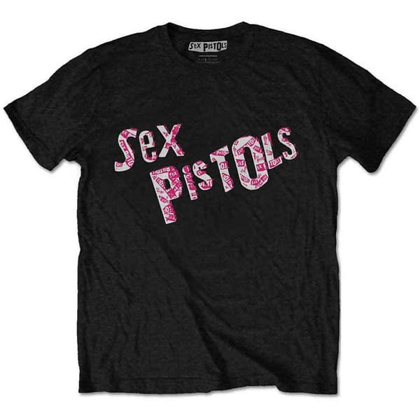 The Sex Pistols Multi Band Logo T Shirt