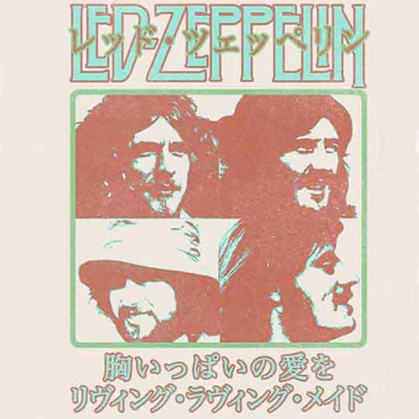 Led Zeppelin Japanese Poster T Shirt