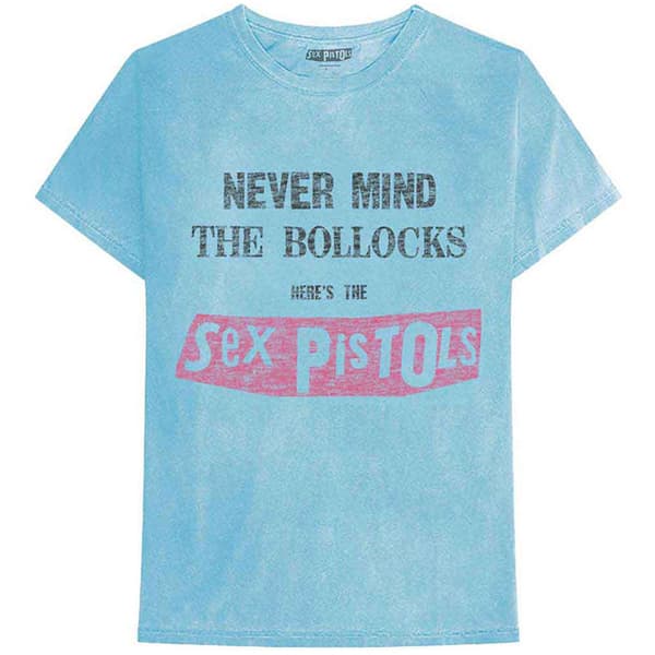The Sex Pistols NMTB Distressed T Shirt Blue L