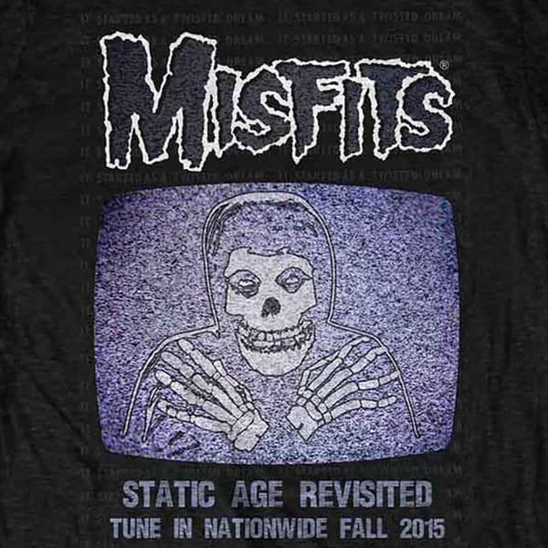 Misfits Static Band Logo T Shirt