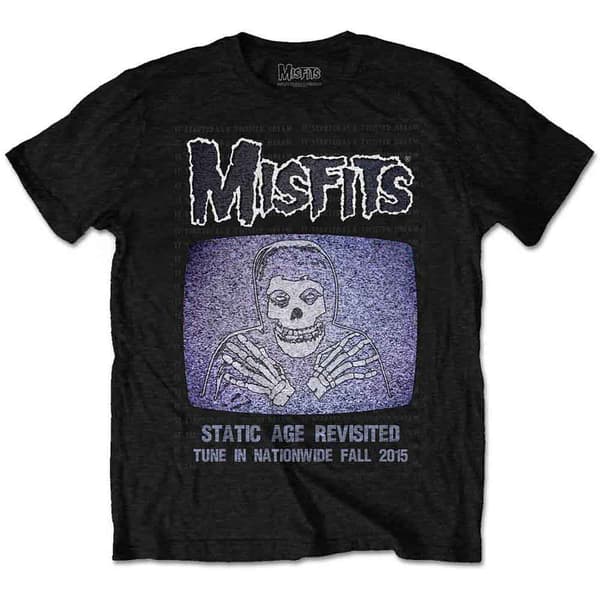 Misfits Static Band Logo T Shirt