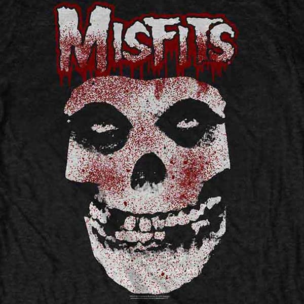 Misfits Blood Drip Skull T Shirt