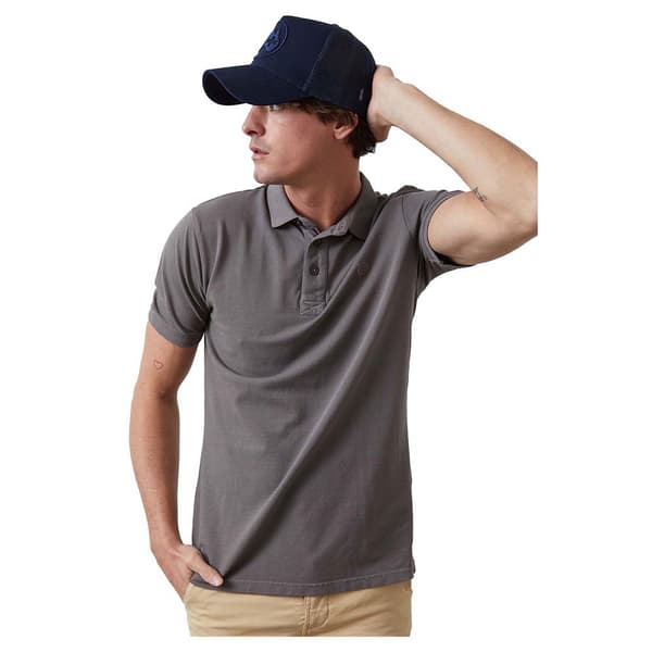 Altonadock C275010005 Kortærmet Polo Grå M Mand