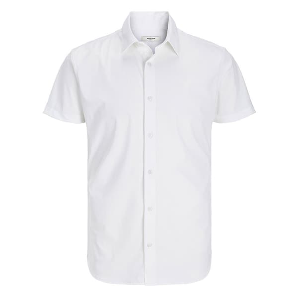 Jack & Jones Blactive Kortærmet Skjorte Hvid M Mand