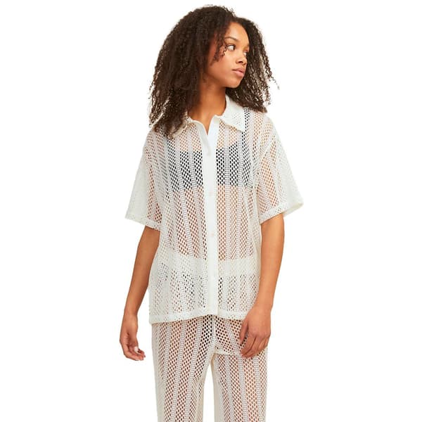 Jack & Jones Ellie Jjxx Kortärmad Skjorta Beige L Kvinna