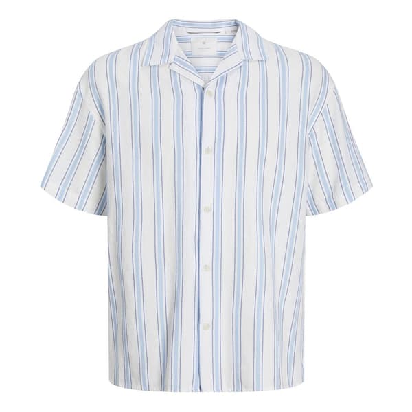 Jack & Jones Montana Kortærmet Skjorte Blå L Mand