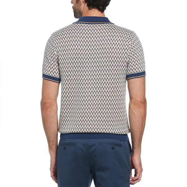 Original Penguin Ao Jacquard Kortärmad Polotröja Flerfärgad XL Man