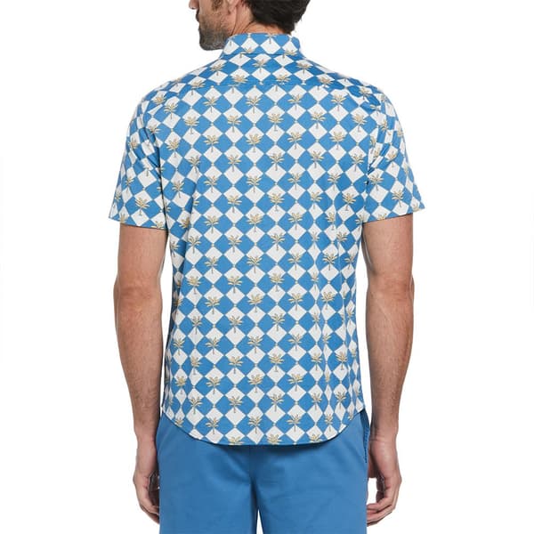 Original Penguin Ev Twill Palm Tiles Kortærmet Skjorte Flerfarvet XL Mand