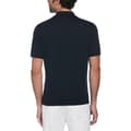 Miniatyrbillede 2 af 2: Original Penguin Text Vertical Stripe Kortærmet Polo Blå M Mand