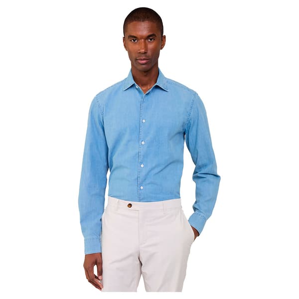 FaÇonnable Cl Sp Indigo Eoe Skjorta Med Långa ärmar Blå 2XL Man