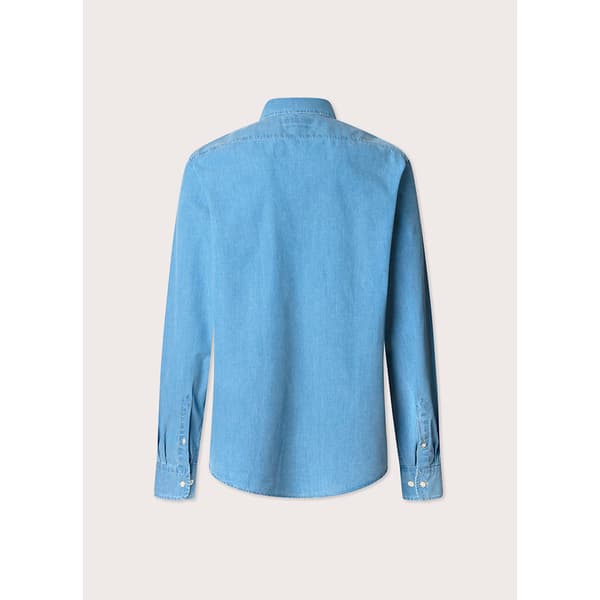 FaÇonnable Cl Sp Indigo Eoe Skjorte Med Lange ærmer Blå 3XL Mand