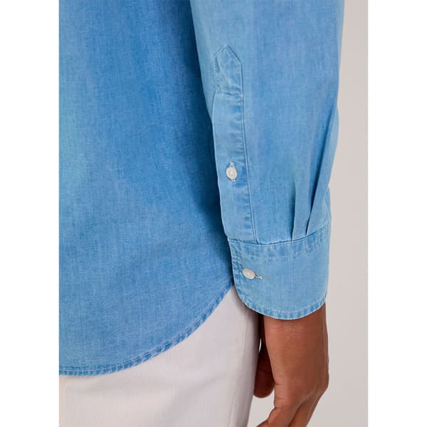 FaÇonnable Cl Sp Indigo Eoe Skjorte Med Lange ærmer Blå 3XL Mand