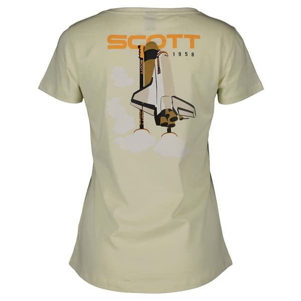 Scott Retro Lyhythihainen T-paita Beige M Nainen