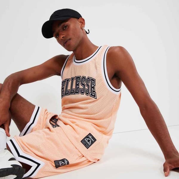 Ellesse Bossan ärmlös T-shirt Orange S Man