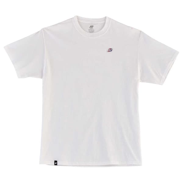 K2 Embroidery T-shirt Med Korta ärmar Vit XL Man
