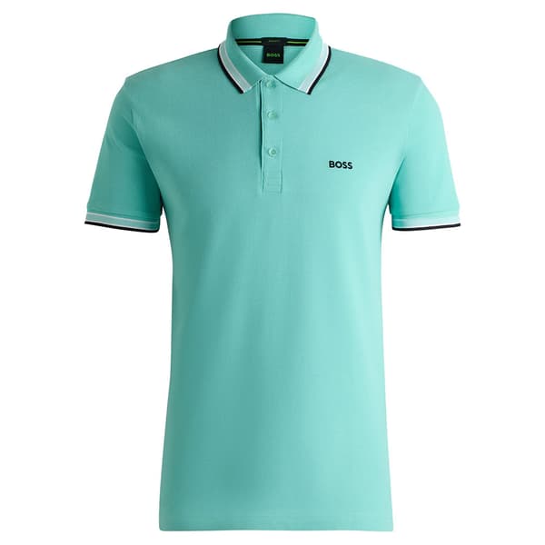 Boss Paddy Kortärmad Polotröja Grönt S Man
