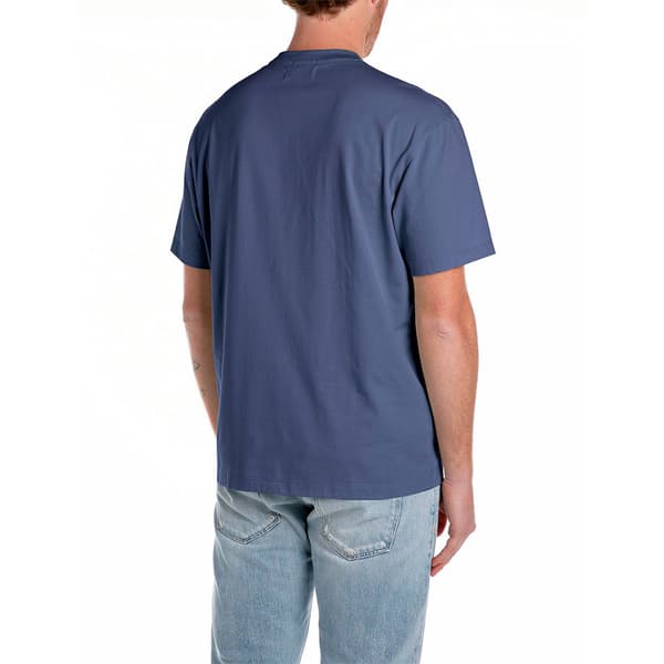 Replay M3046.000.23732p T-shirt Med Korte ærmer Blå M Mand