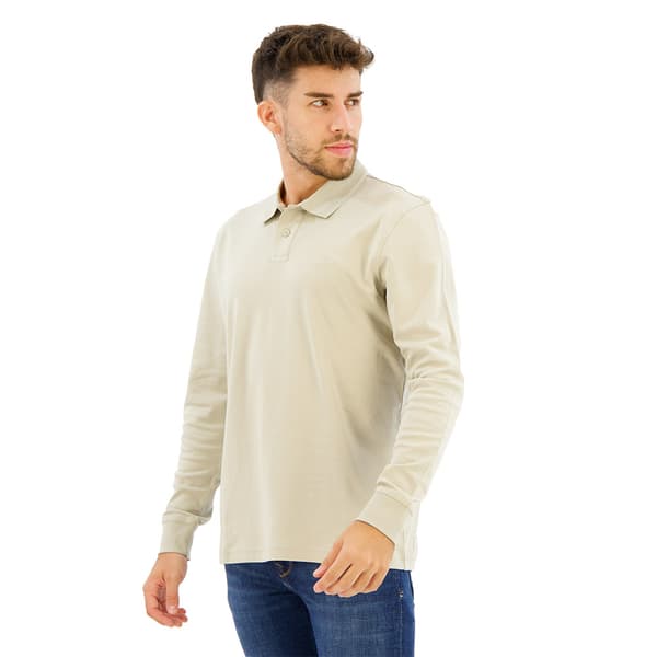 Boss Pe Interlock Long 10265826 T-shirt Med Lång ärm Beige M Man