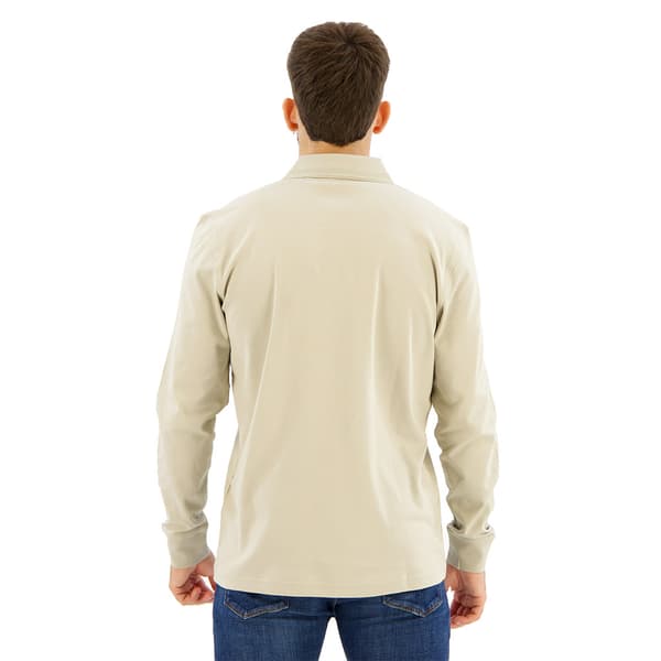 Boss Pe Interlock Long 10265826 T-shirt Med Lång ärm Beige M Man