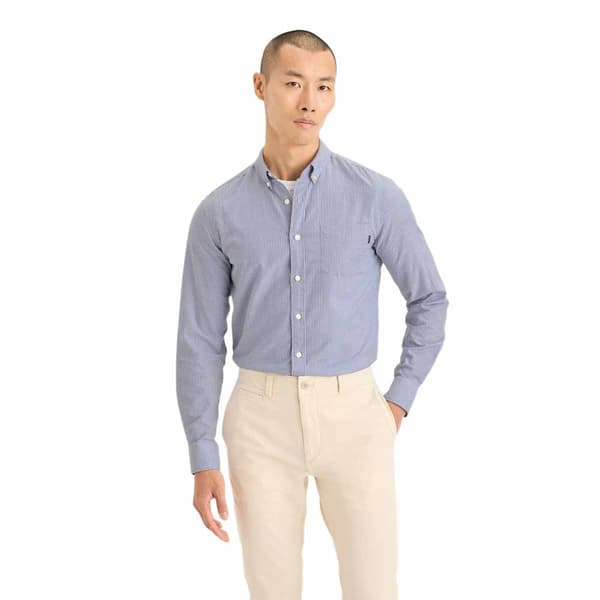 Dockers T2 Oxford Skjorta Med Långa ärmar Blå XL Man