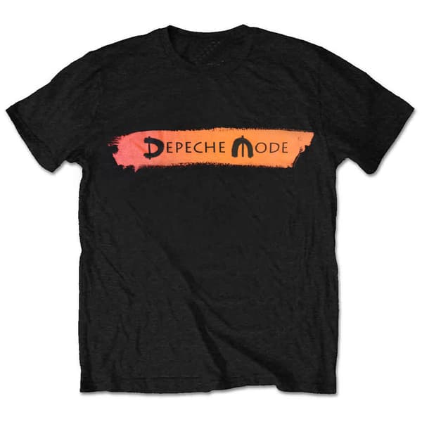 Depeche Mode T Shirt Enjoy The Silence Global Spirit Tour Red Band Logo