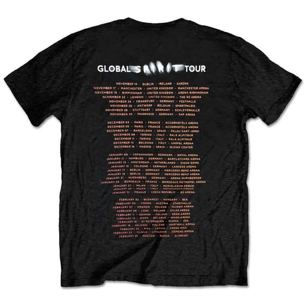 Depeche Mode T Shirt Enjoy The Silence Global Spirit Tour Red Band Logo