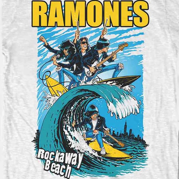 Ramones Rockaway Beach T Shirt