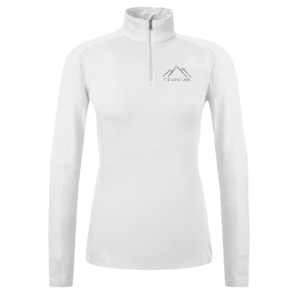 Tsunami Olympic Halv Lynlås Langærmet T-shirt  S Kvinde