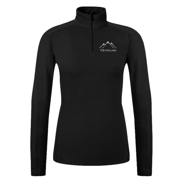 Tsunami Olympic Halv Dragkedja Långärmad T-shirt  L Kvinna
