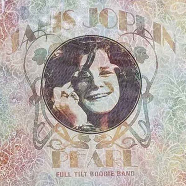 Janis Joplin Pearl Long Sleeve Crop Top