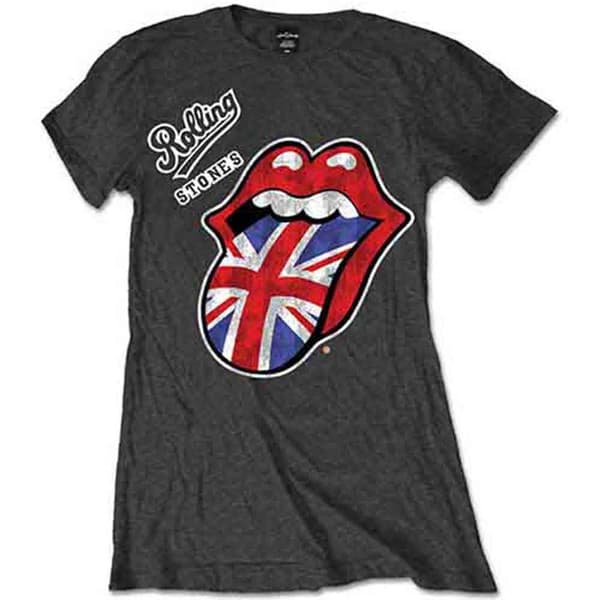The Rolling Stones Vintage British Tongue Skinny Fit T Shirt