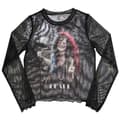 Miniatyrbild 1 av 3: Janis Joplin Pearl Garden Long Sleeve Crop Top