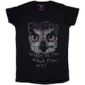 Miniatyrbild 1 av 3: Pink Floyd Owl WDYWFM? Skinny Fit T Shirt