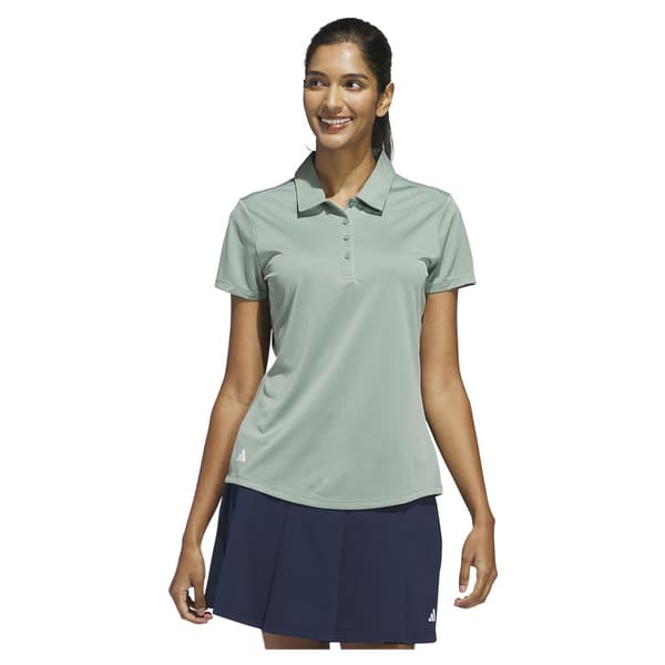 Adidas Solid Performance Dame Polo Med Korte ærmer  M