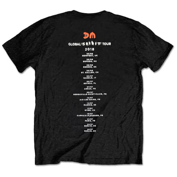 Depeche Mode T Shirt Violator Personal Jesus White Spirit Red Logo Tour