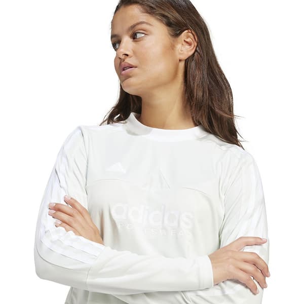 Adidas Tiro T-shirt Med Lange ærmer Hvid M Kvinde