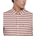 Miniatyrbillede 3 af 3: Original Penguin Eco Chambray Stretch Plaid Skjorte Med Lange ærmer Rød S Mand